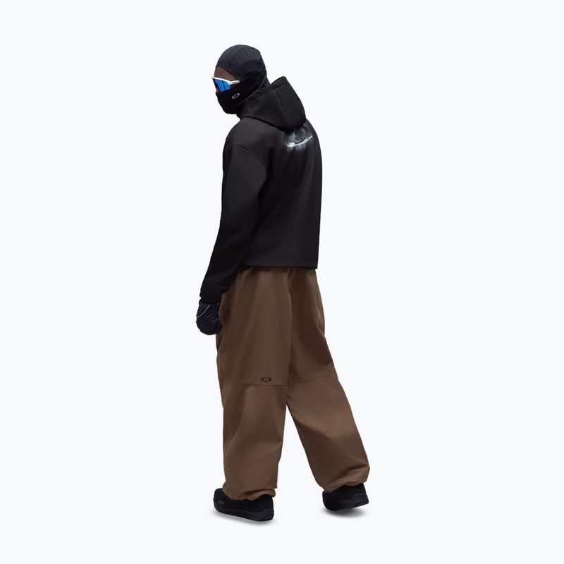 Pánská snowboardová mikina Oakley Wintertide Scratched Hoodie pitch black 3