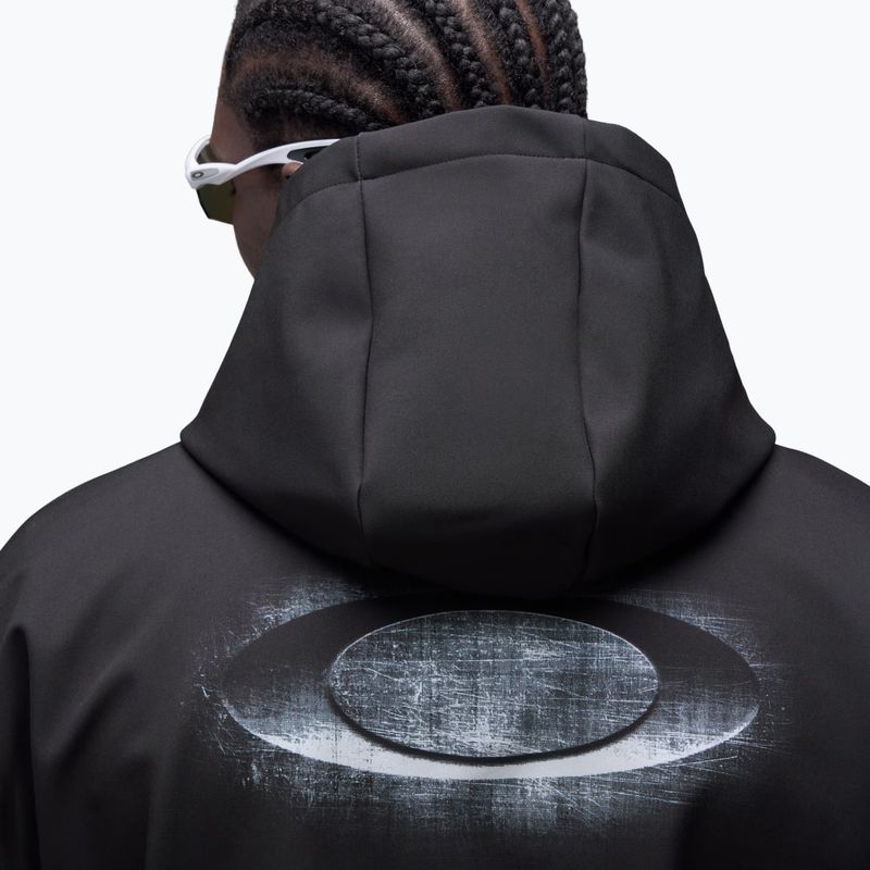 Pánská snowboardová mikina Oakley Wintertide Scratched Hoodie pitch black 5