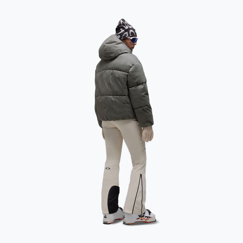 Dámská lyžařská bunda Oakley Icicle Cropped cement melange 3