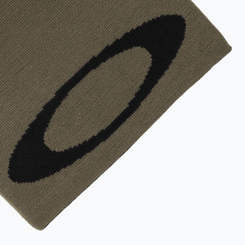 Zimní čepice Oakley Ellipse Beanie deep olive 3