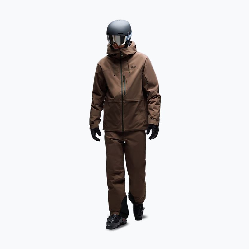 Pánská lyžařská bunda Oakley Canopy Insulated dark umber 2