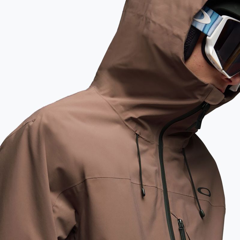 Pánská lyžařská bunda Oakley Canopy Insulated dark umber 4