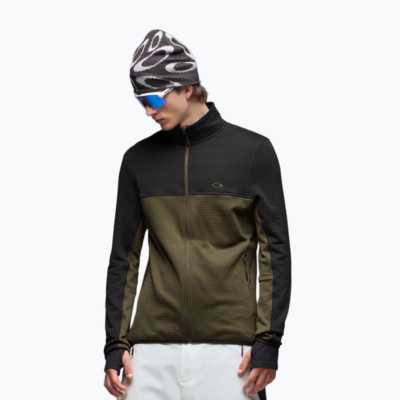 Pánská mikina Oakley Canopy FZ blackout/deep olive