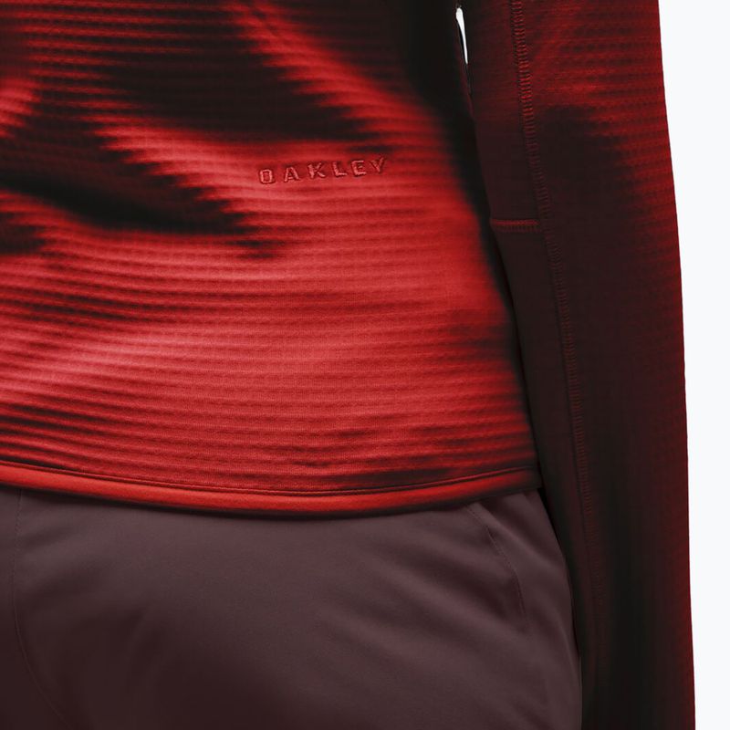 Dámská mikina Oakley Canopy Full Zip hibiscus red 5
