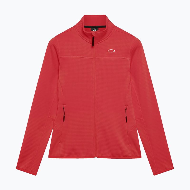 Dámská mikina Oakley Canopy Full Zip hibiscus red 6