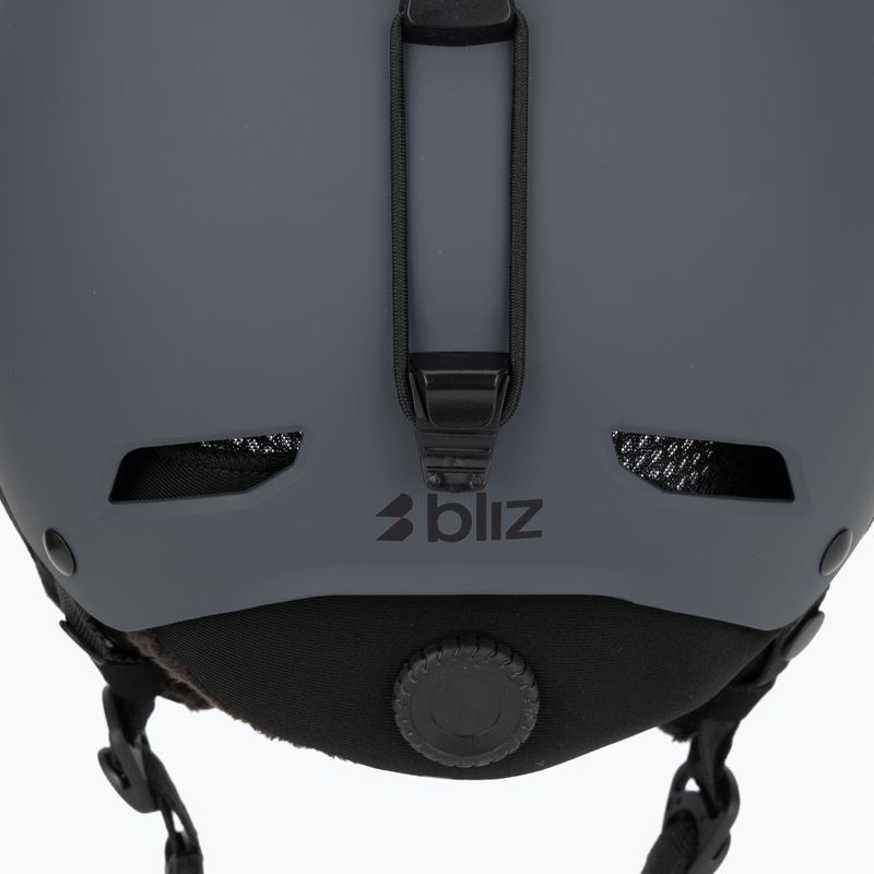 Lyžařská helma Bliz S003 matte grey 7
