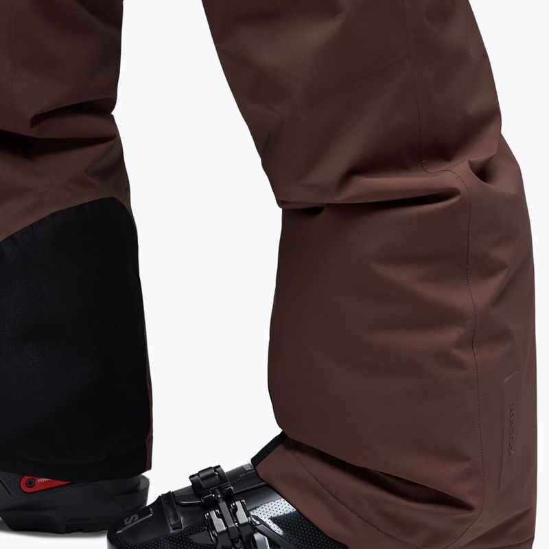 Pánské lyžařské kalhoty Oakley Canopy Pro Insulated Dark Umber/Flame Red 5