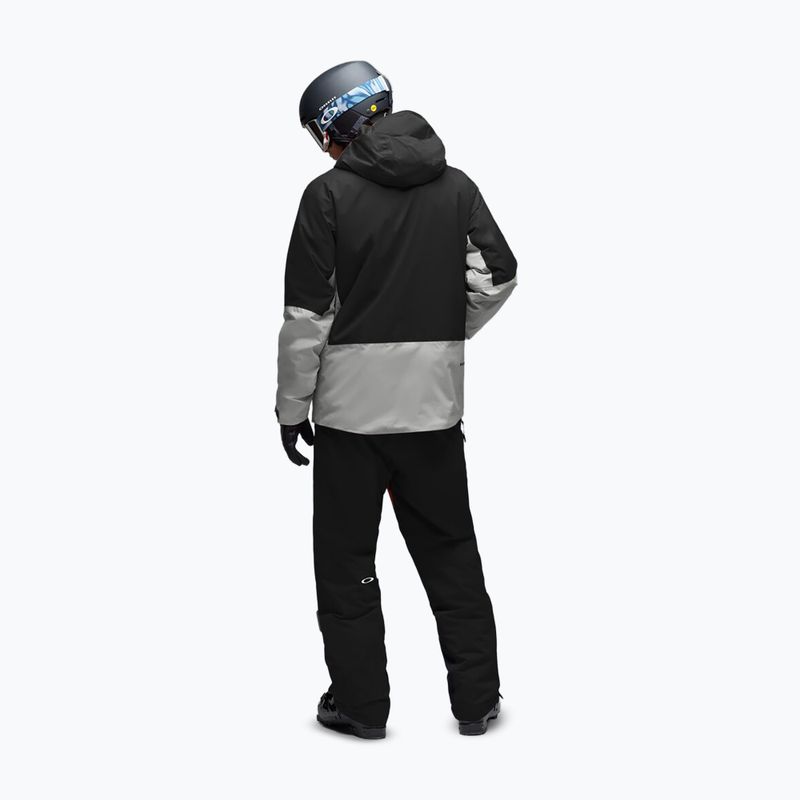 Pánská lyžařská bunda Oakley Canopy Pro Insulated pitch black/cement 3