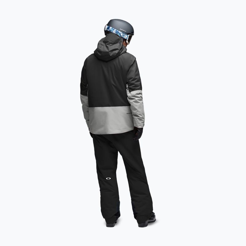 Pánské lyžařské kalhoty Oakley Canopy Pro Insulated Pitch Black/Cement 3