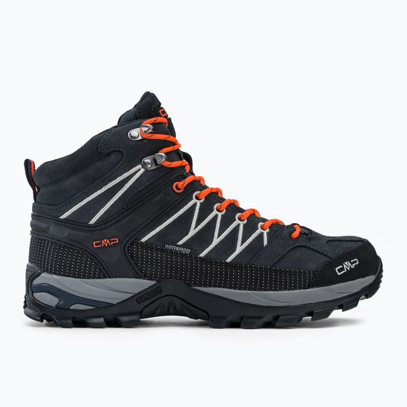 Pánské trekové boty CMP Rigel Mid grey-orange 3Q12947 2