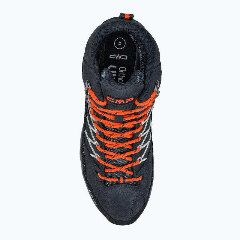 Pánské trekové boty CMP Rigel Mid grey-orange 3Q12947 6