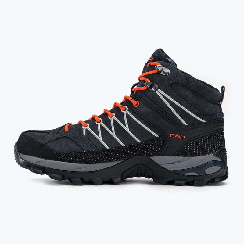 Pánské trekové boty CMP Rigel Mid grey-orange 3Q12947 10