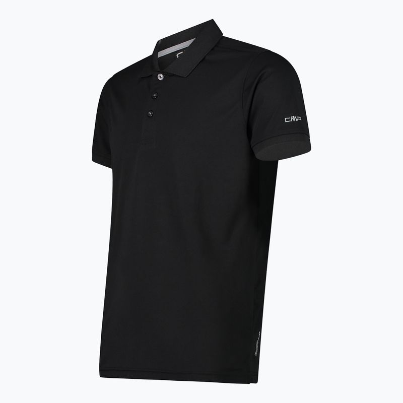 Pánské polo tričko CMP 3T60077 Polo nero/cemento 3