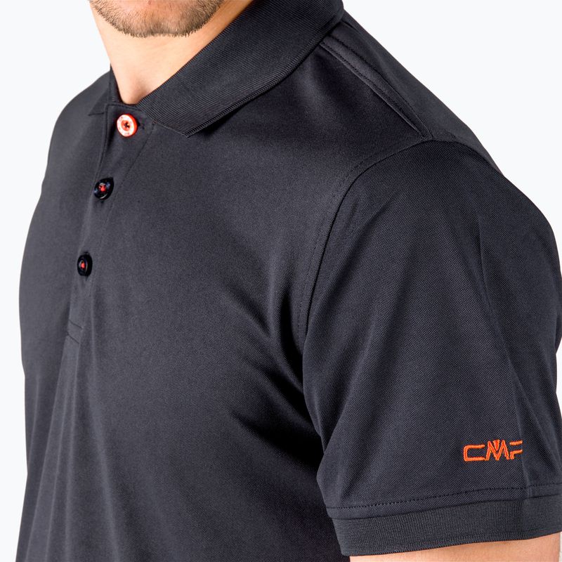 Pánské polo tričko CMP šedé 3T60077/12TE 4