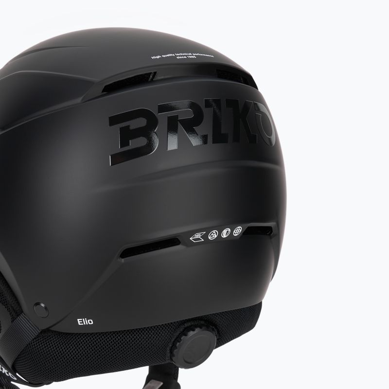 Lyžařská helma Briko Elio Visor matt black 7