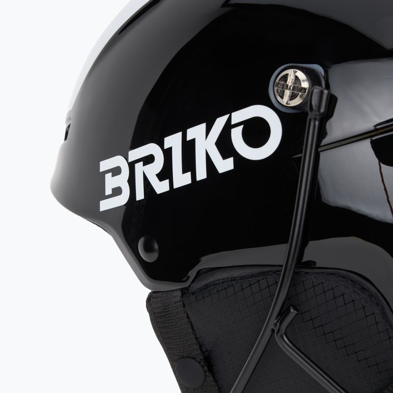 Lyžařská helma Briko Slalom Epp 2.0 shiny black/white 9