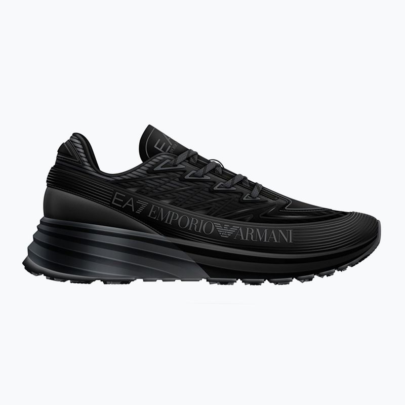 Boty EA7 Emporio Armani Crusher Distance Trail triple black  8