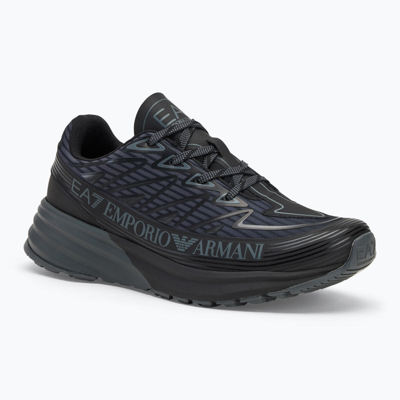 Boty EA7 Emporio Armani Crusher Distance Trail triple black 