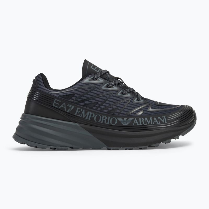 Boty EA7 Emporio Armani Crusher Distance Trail triple black  2