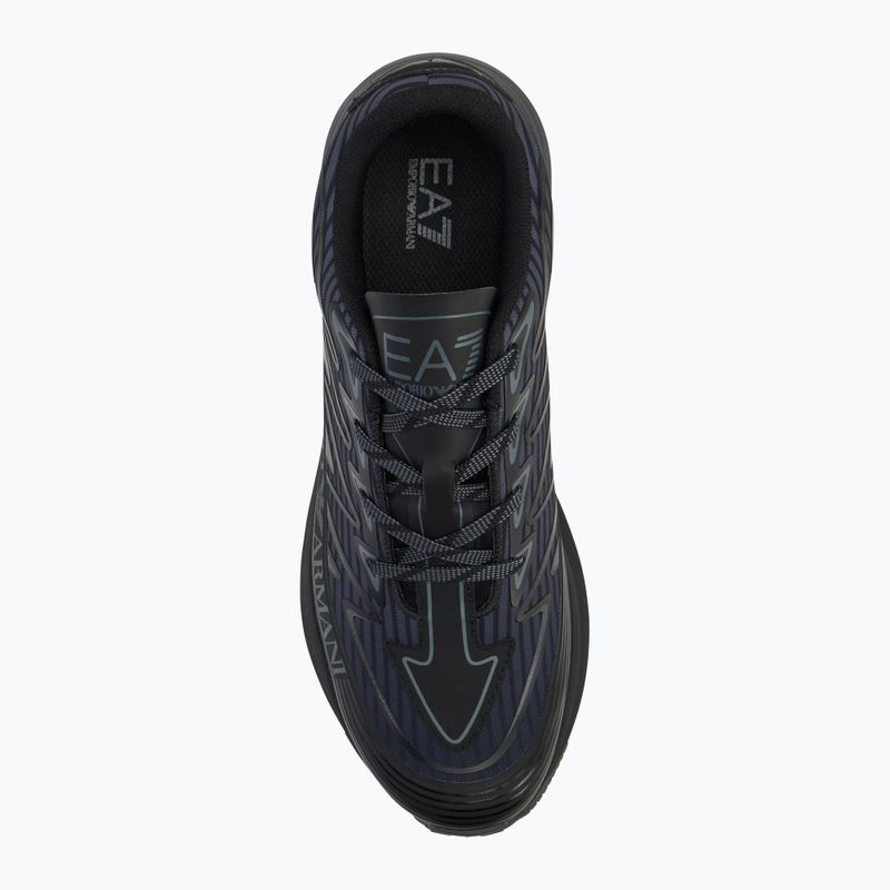 Boty EA7 Emporio Armani Crusher Distance Trail triple black  5