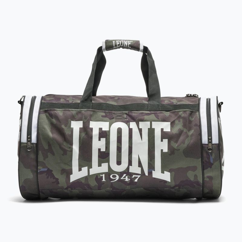 Tréninková taška LEONE 1947 Mimetic Camo Bag 45 l green camo