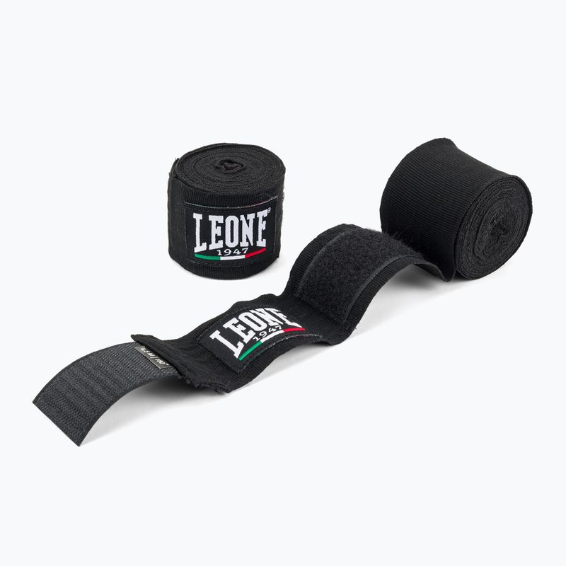 Boxerské bandáže LEONE 1947 Hand Wraps 350 cm black