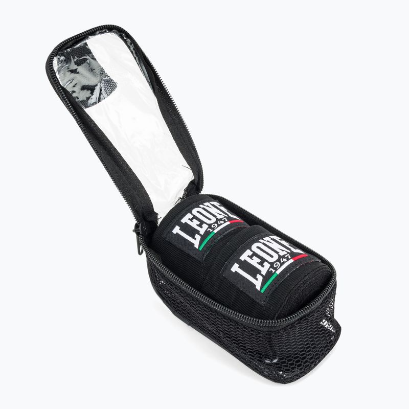 Boxerské bandáže LEONE 1947 Hand Wraps 350 cm black 3