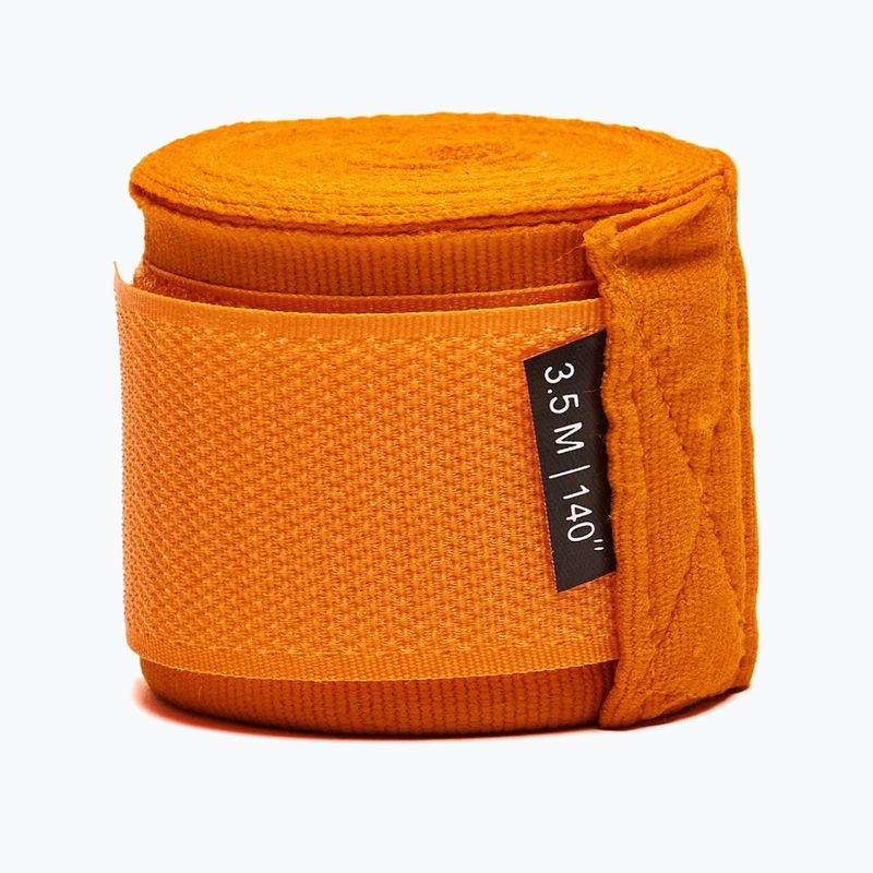 Boxerské bandáže Leone 1947 Hand Wraps 350 cm orange 3