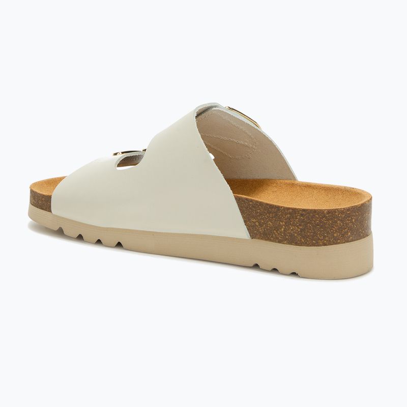 Dámské pantofle Scholl Montery 2 Straps Ad Med off white 3