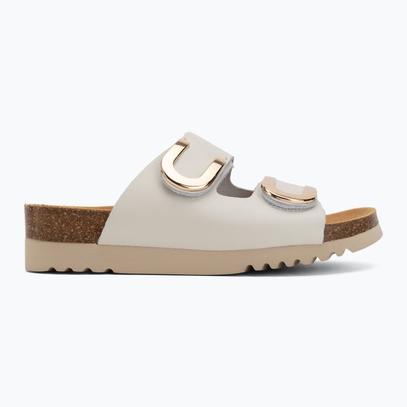 Dámské pantofle Scholl Montery 2 Straps Ad Med off white 2