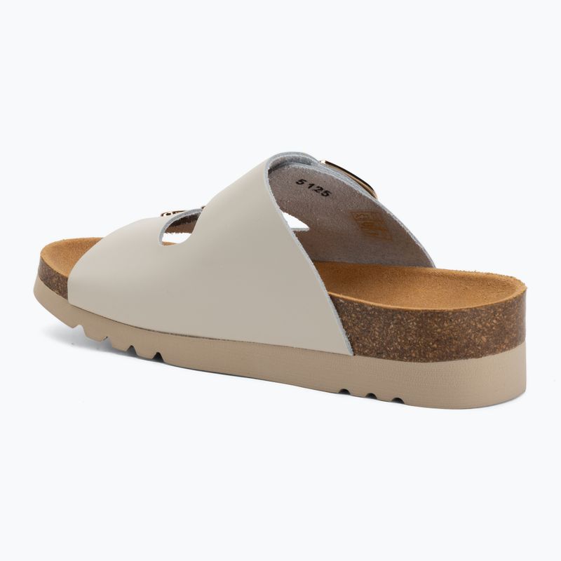 Dámské pantofle Scholl Montery 2 Straps Ad Med off white 3