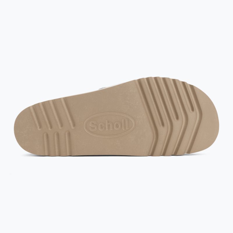 Dámské pantofle Scholl Montery 2 Straps Ad Med off white 4