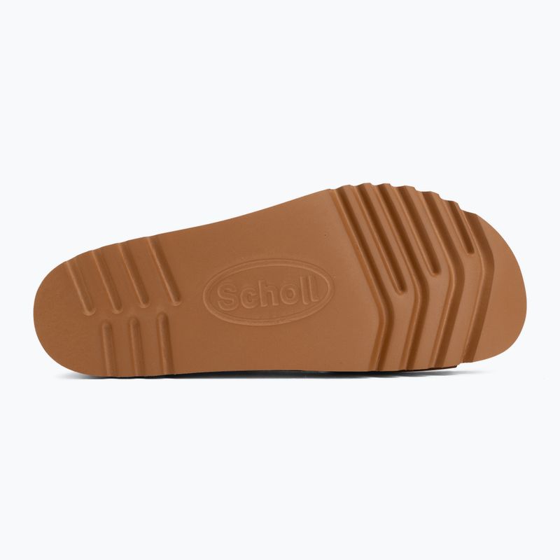 Dámské pantofle Scholl Montery 2 Straps Ad Med cognac 4