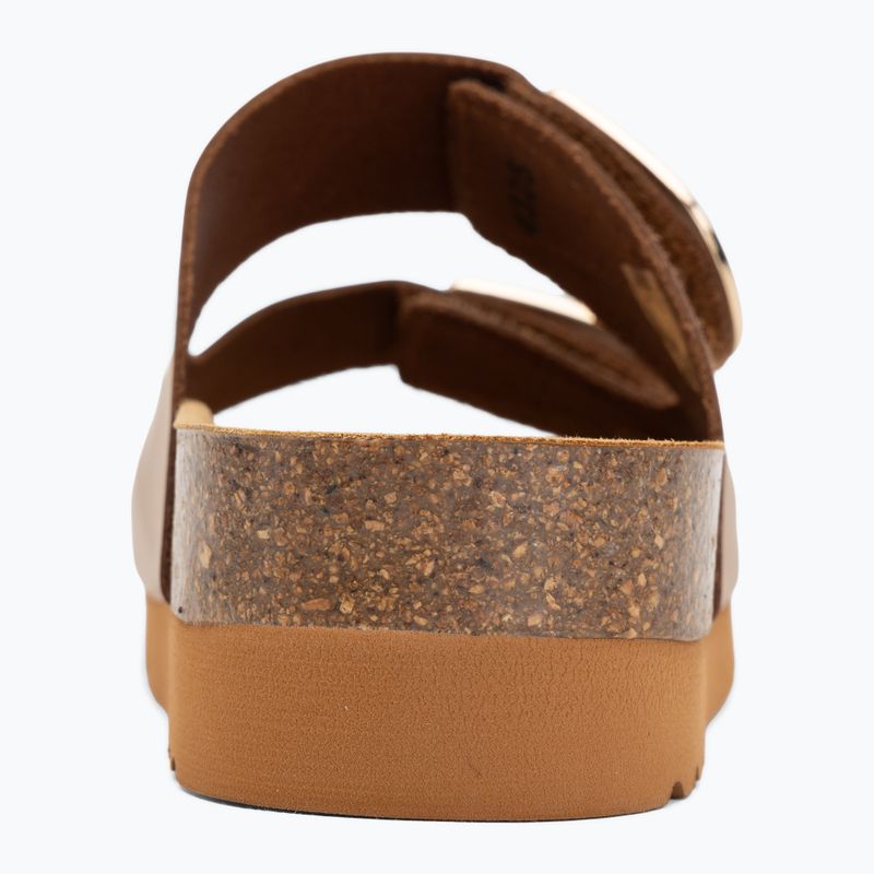Dámské pantofle Scholl Montery 2 Straps Ad Med cognac 6