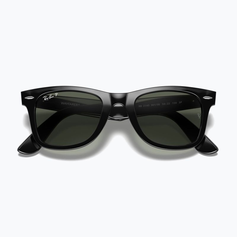 Sluneční brýle Ray-Ban Wayfarer Classic black/green polarized 3