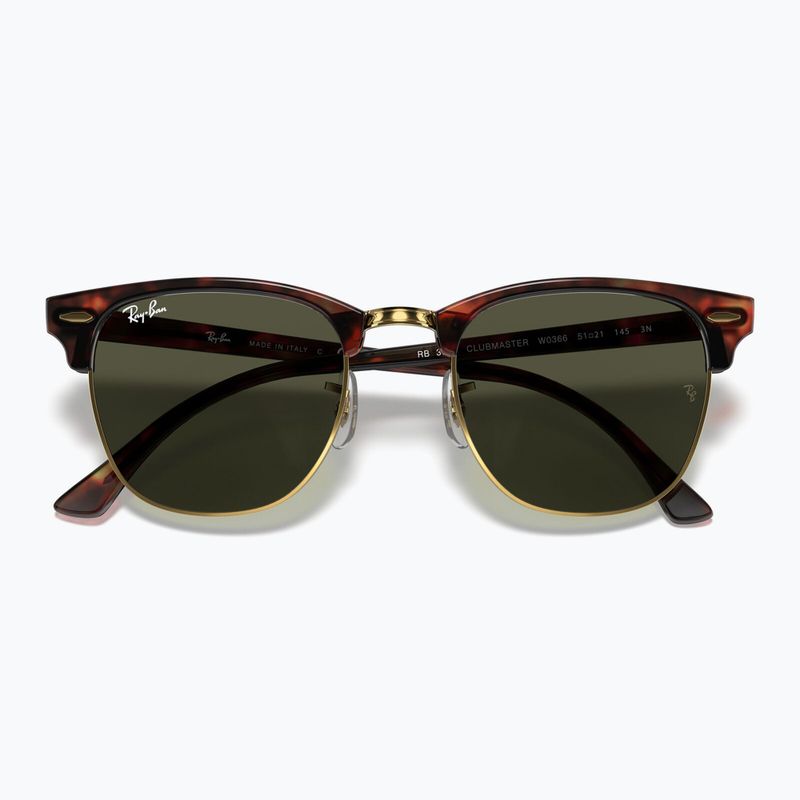 Sluneční brýle Ray-Ban Clubmaster Classic tortoiseshell/gold 3