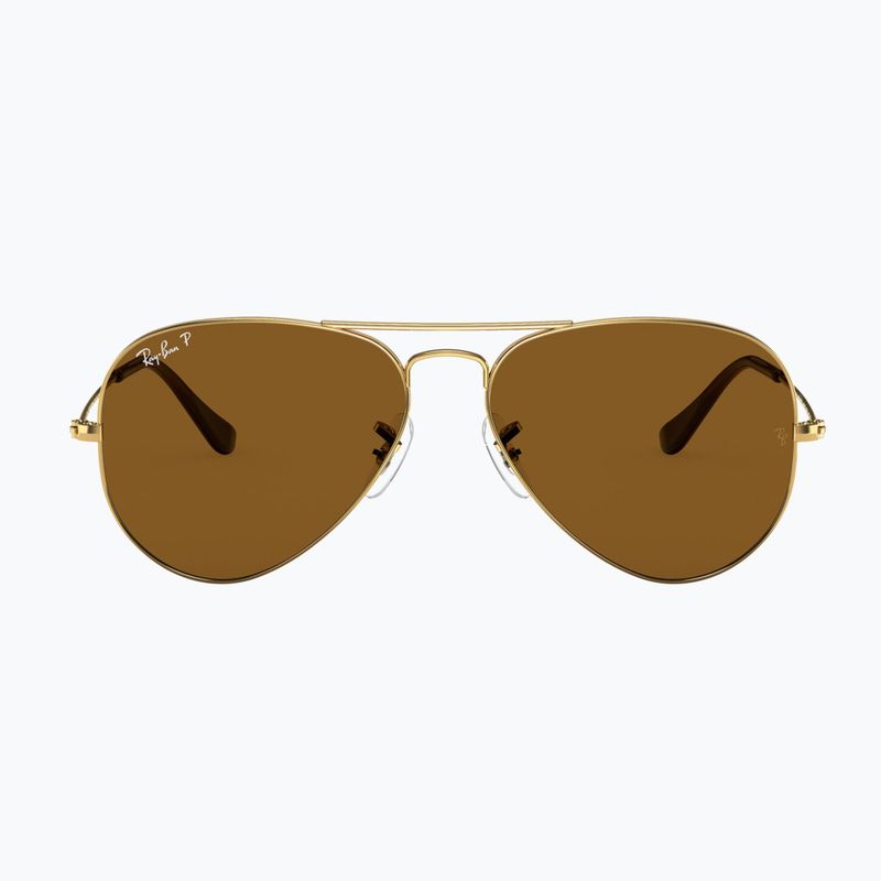 Sluneční brýle Ray-Ban Aviator Classic arista gold/brown polarized 2