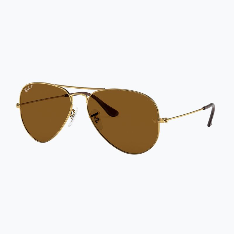 Sluneční brýle Ray-Ban Aviator Classic arista gold/brown polarized 4