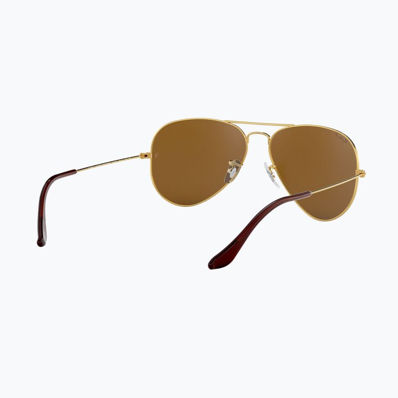 Sluneční brýle Ray-Ban Aviator Classic arista gold/brown polarized 6