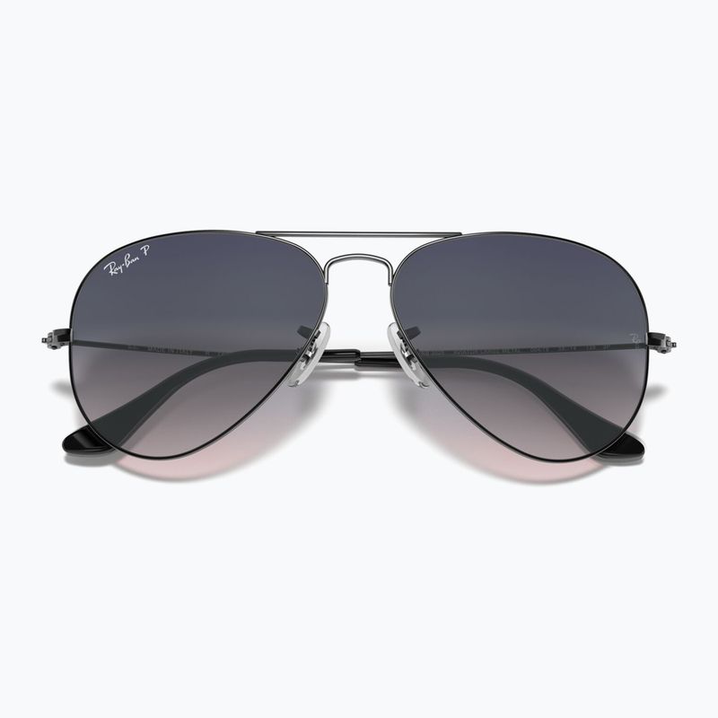 Sluneční brýle Ray-Ban Aviator Classic gunmetal/blue polarized 3