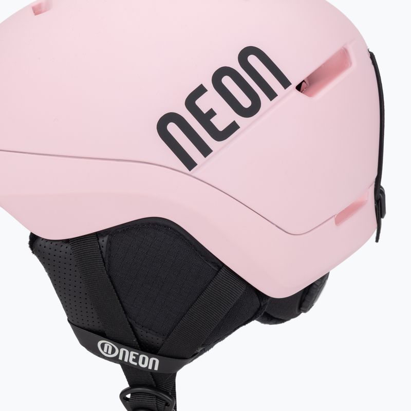 Lyžařská helma Neon Summit light pink/black 7