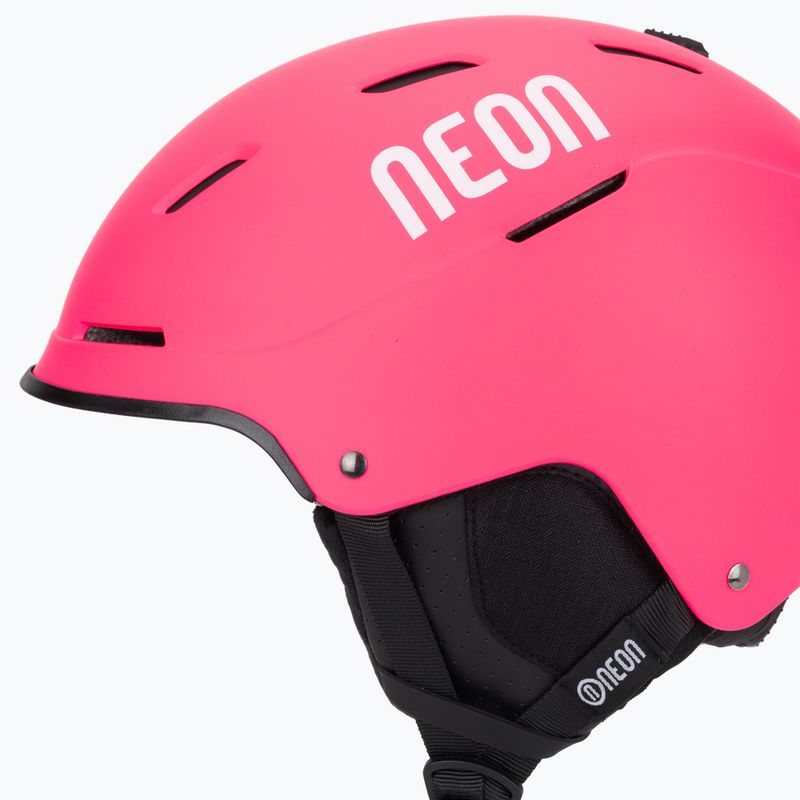 Lyžařská helma Neon Alpha pink/white 7