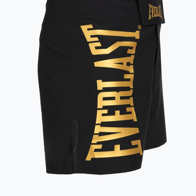 Tréninkové šortky Everlast MMA black/gold 4