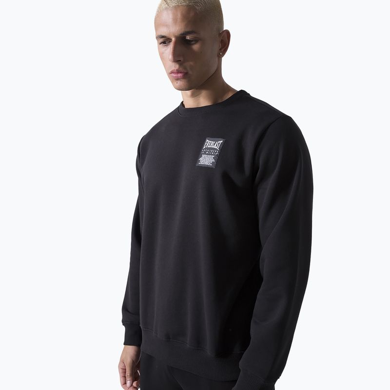 Pánská mikina  Everlast Neutrals Crewneck black 4