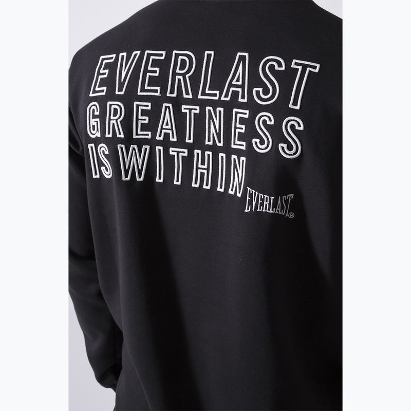 Pánská mikina  Everlast Neutrals Crewneck black 5