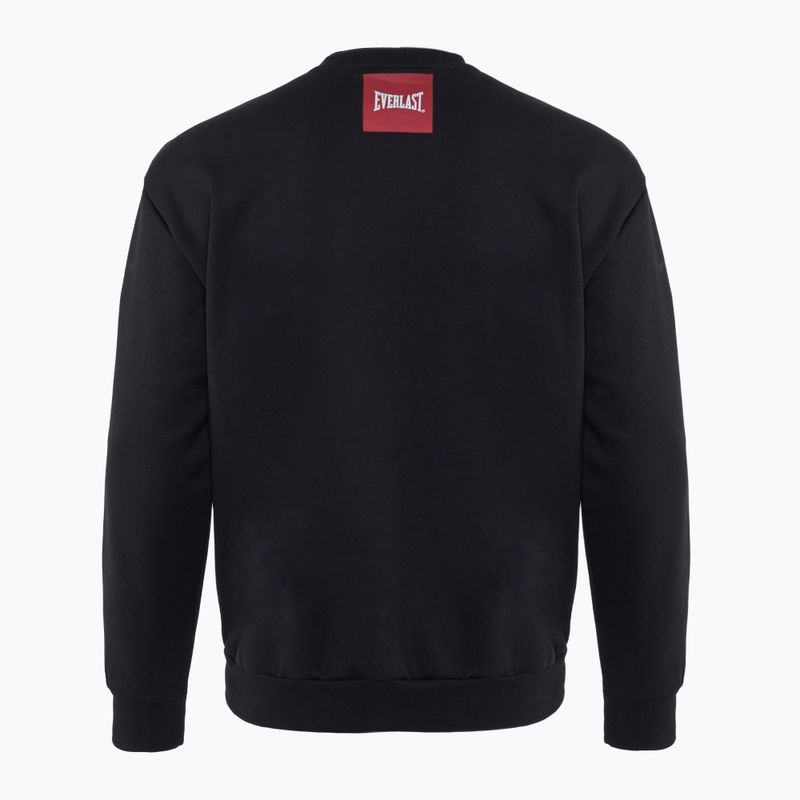 Pánská mikina  Everlast Streetwear Crewneck black/red 2