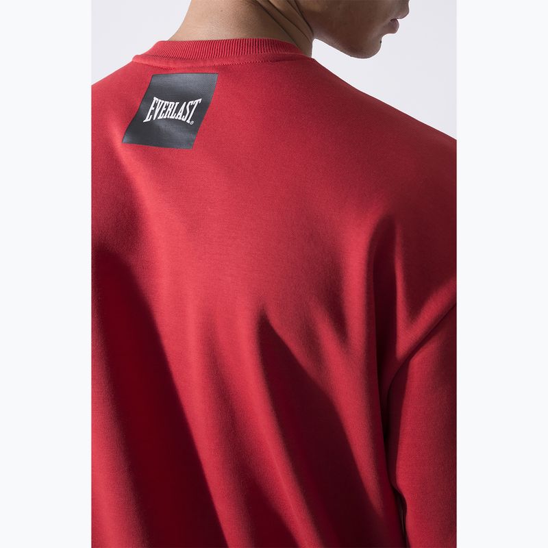 Pánská mikina  Everlast Streetwear Crewneck red/black 5