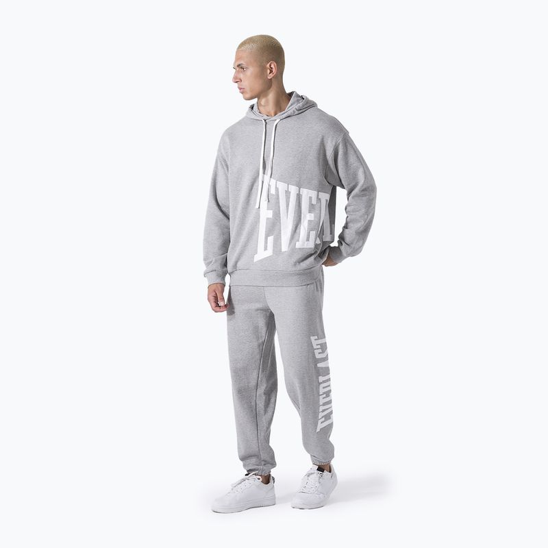 Pánská mikina  Everlast Exclusive Hoodie Logo grey/melange 2