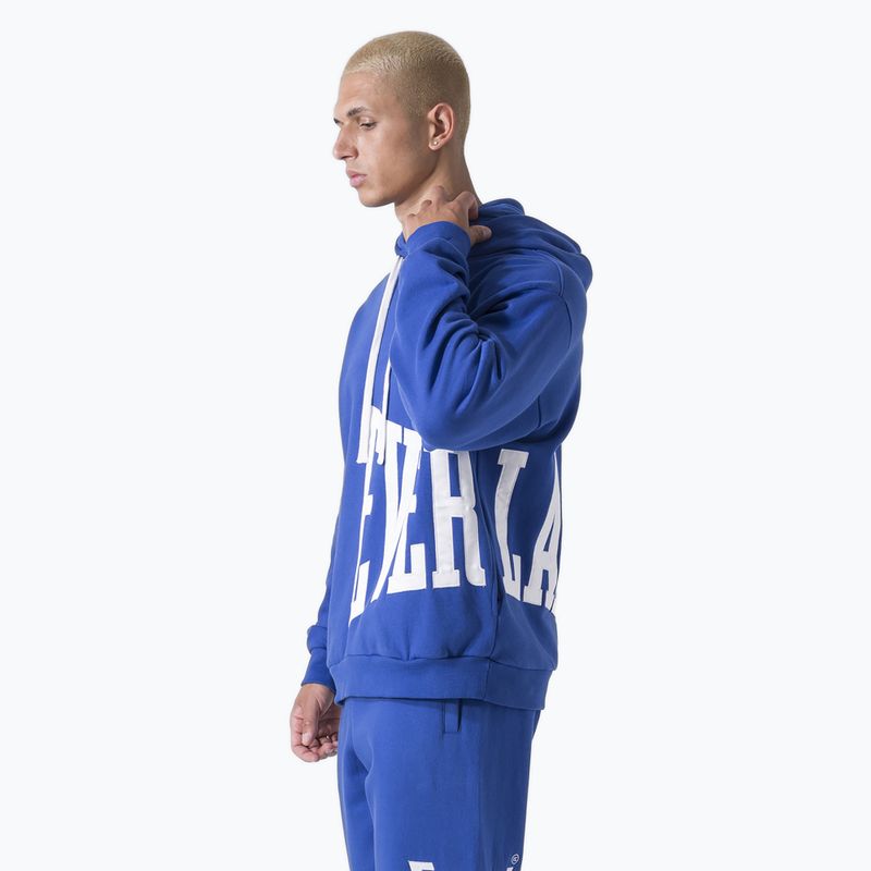 Pánská mikina  Everlast Exclusive Hoodie Logo electric blue 3