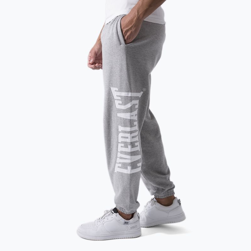 Pánské tréninkové kalhoty Everlast Exclusive grey/melange 4